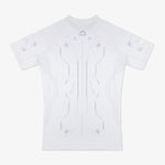 Rashguard Manto Shield manga curta Branco-Combat Arena