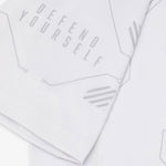 Rashguard Manto Shield manga curta Branco-Combat Arena