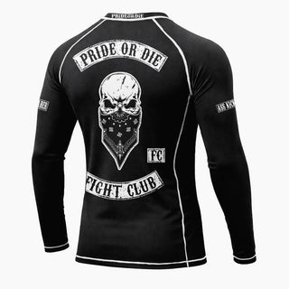 Rashguard Pride or Die Fight Club manga comprida-Combat Arena