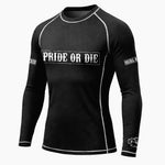 Rashguard Pride or Die Fight Club manga comprida-Combat Arena