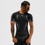 Rashguard Venum Amazonia Reborn maniche corte Nero-grigio-Combat Arena