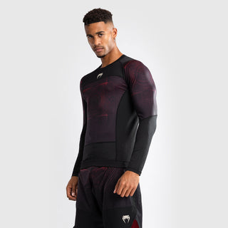 Rashguard Venum G-Fit Air mangas compridas Preto-vermelho 