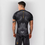 Rashguard Venum Matupa mangas curtas Preto-cinza-Combat Arena