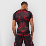 Rashguard Venum Matupa mangas curtas Preto-vermelho-Combat Arena