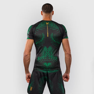 Rashguard Venum Matupa mangas curtas Preto-verde-Combat Arena