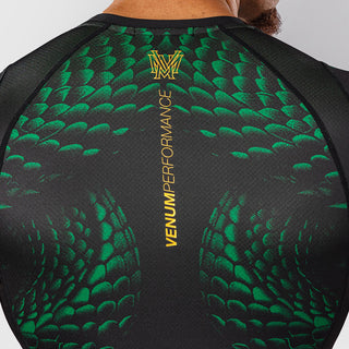 Rashguard Venum Matupa mangas curtas Preto-verde-Combat Arena