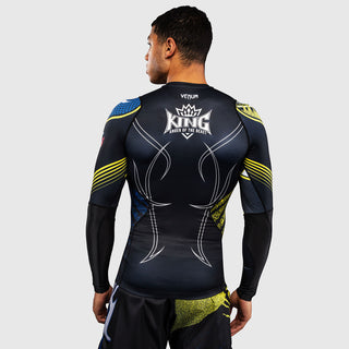 Rashguard Venum Tekken 8 King mangas compridas Preto-amarelo-Combat Arena