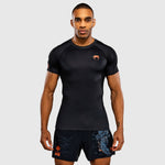 Rashguard Venum Thunder Dragon manga curta Preto-Combat Arena