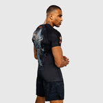 Rashguard Venum Thunder Dragon manga curta Preto-Combat Arena