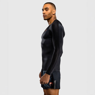 Rashguard Venum Thunder Dragon mangas compridas Preto-Combat Arena