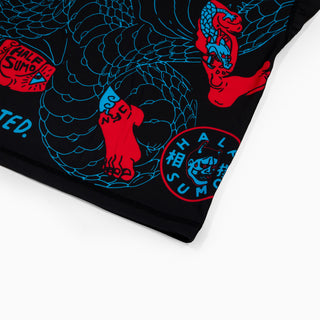 Rashguard Half Sumo Black Mamba Neon mangas compridas 