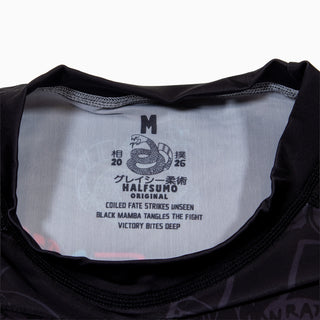 Rashguard Half Sumo Black Mamba Neon mangas compridas 