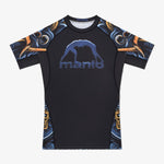 Rashguard Manto Barong de manga curta Preto 