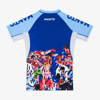 Rashguard Manto Gym 3.0 mangas curtas Azul 
