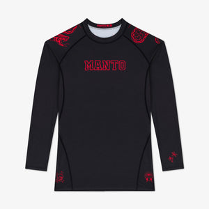 Rashguard Manto Miko maniche lunghe Nero-Combat Arena