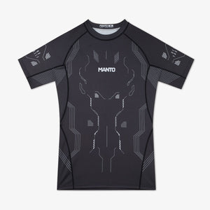 Rashguard Manto Shield mangas curtas Preto 