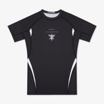 Rashguard Manto Treasure Zone manga curta preta