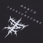 Rashguard Manto Treasure Zone manga curta preta