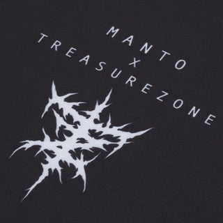 Rashguard Manto Treasure Zone manga curta preta