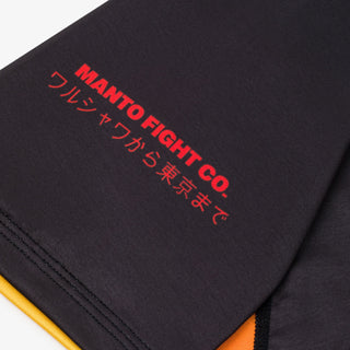 Rashguard Manto Varsóvia Para Tóquio mangas curtas Preto 