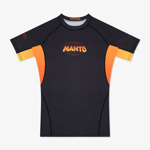 Rashguard Manto Varsóvia Para Tóquio mangas curtas Preto 