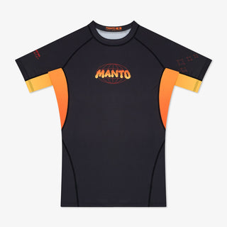 Rashguard Manto Varsóvia Para Tóquio mangas curtas Preto 