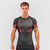 Rashguard Venum Amazonia Reborn mangas curtas Preto-vermelho 