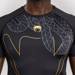 Rashguard Venum Serpenti mangas curtas Preto 
