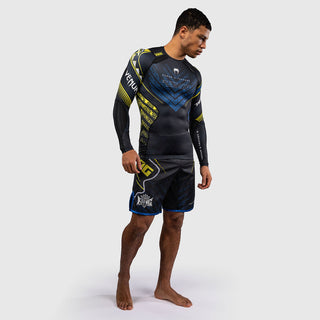 Rashguard Venum Tekken 8 King mangas compridas Preto-amarelo 