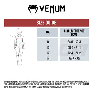 Rashguard Criança Venum Attack manga curta Preto-vermelho