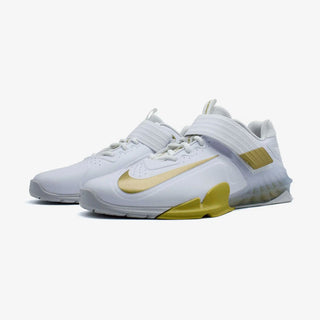 Sapatos de treino Nike Savaleos Branco-dourado-Combat Arena