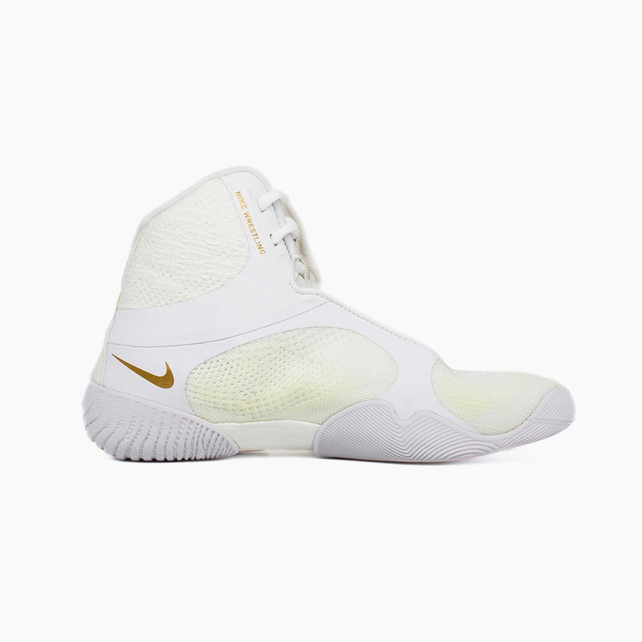 Sapatos de Luta-Wrestling Nike Tawa Branco-ouro – Combat Arena