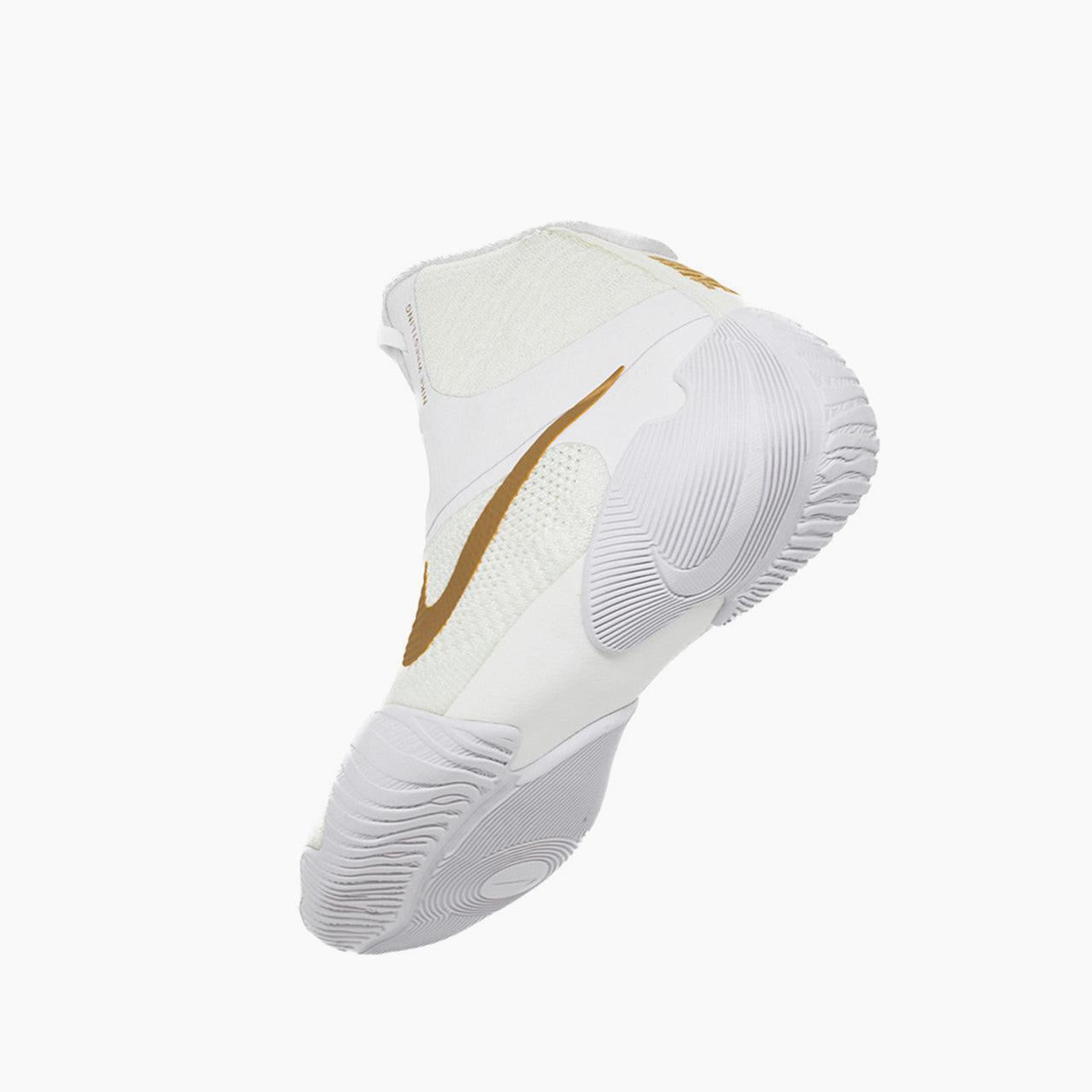Sapatos de Luta-Wrestling Nike Tawa Branco-ouro – Combat Arena