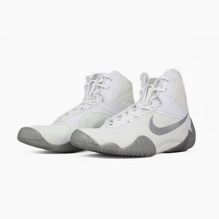 Sapatos de Luta-Wrestling Nike Tawa Branco-prata 