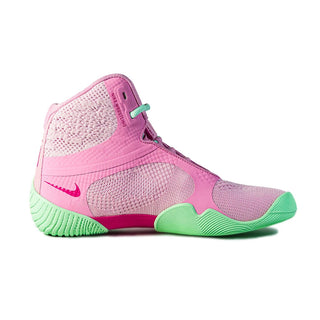 Sapatos de Luta-Wrestling Nike Tawa Rosa-verde 