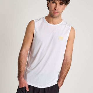 Sem mangas Leone DNA ABX709 Branco-Combat Arena