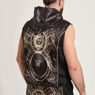 Camisola sem mangas de ringue Leone Dolly Noire AB01DN 