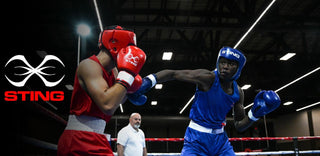 Luvas de Boxe Sting Competition Aprovado World Boxing Vermelho