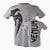T-Shirt em Algodão Venum Giant Cinzento-Preto 