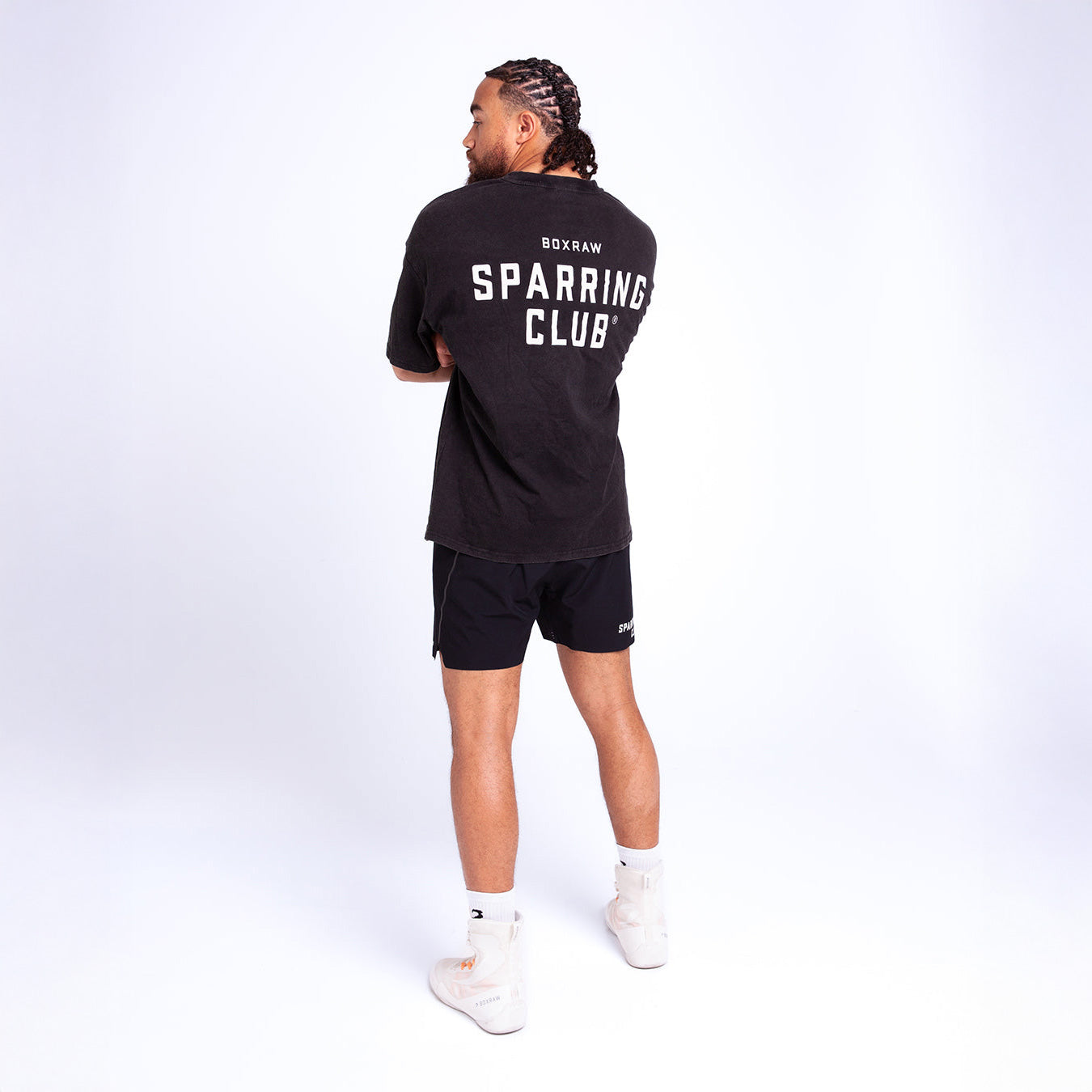 T-shirt Boxraw Sparring Club Oversize Preto – Combat Arena