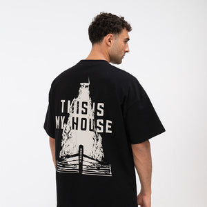 T-shirt Boxraw This Is My House Oversize-Combat Arena