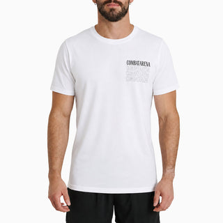 T-shirt Combat Arena Unbroken Branco 