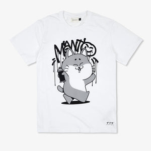 T-shirt Manto Debza bianco-Combat Arena