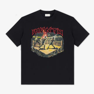 T-shirt Manto Ghost Fighter Preto-Combat Arena