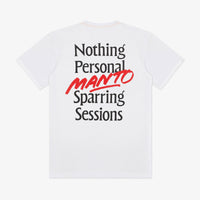 T-shirt Manto Nothing Personal Branco-Combat Arena