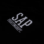 T-shirt Técnica Sem Mangas SAP WAKO Combat Competition Preto-Combat Arena