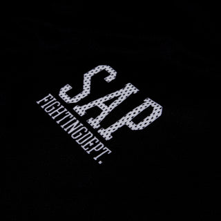T-shirt Técnica Sem Mangas SAP WAKO Combat Competition Preto-Combat Arena