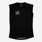 T-shirt Técnica Sem Mangas SAP WAKO Combat Competition Preto-Combat Arena