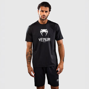 T-shirt Venum Classic Dry Tech Preto-prateado-Combat Arena