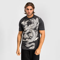 T-shirt Venum Dragon's Flight Cinzento-Combat Arena